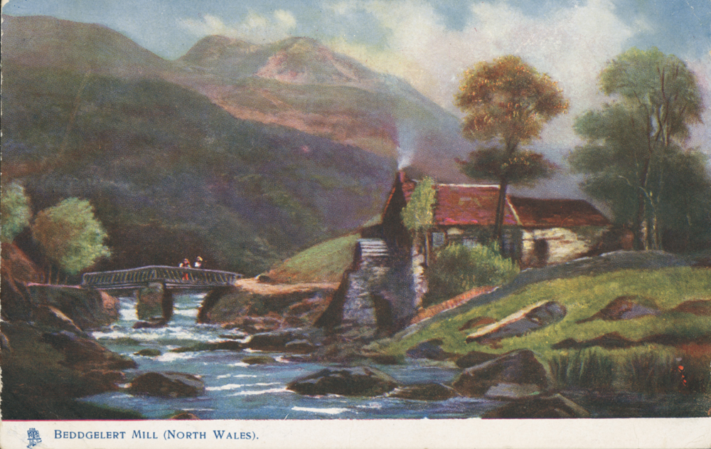 Old Mill, postcard. © Crown Copyright RCAHMW.