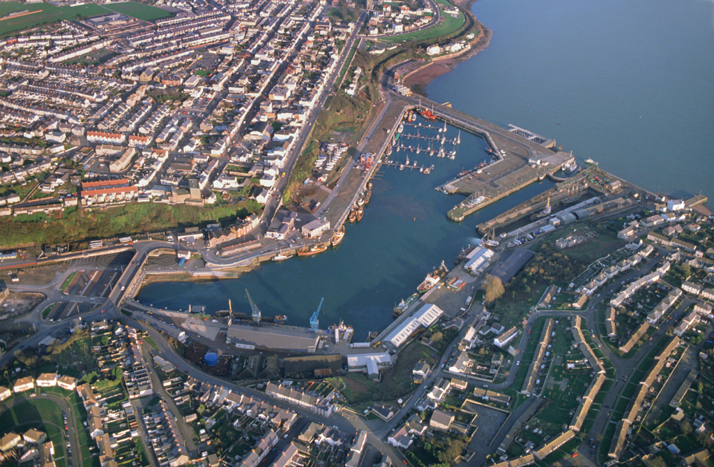 Milford Haven harbour. © Crown Copyright RCAHMW.
