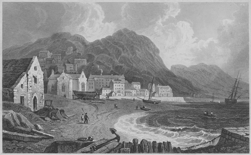 The White House in Barmouth, historical print. © Crown Copyright RCAHMW.