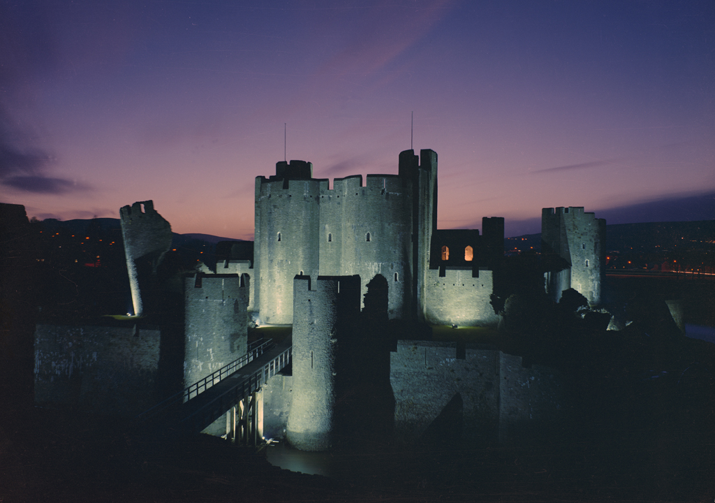 Caerphilly Castle. © Crown Copyright RCAHMW.