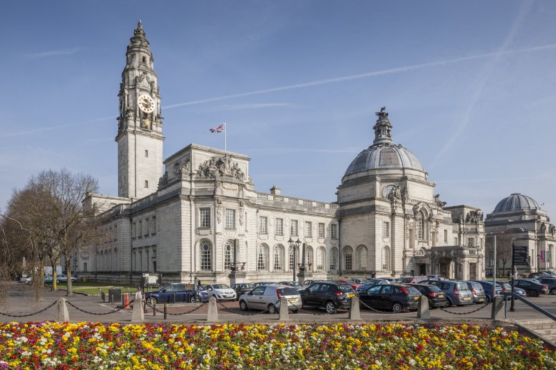 Cardiff City Hall, Civic Centre, Cardiff. Free Admission. Open Monday to  Friday 8am to 6pm - See Around Britain