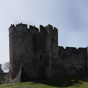 Chepstow Castle. © Crown Copyright RCAHMW.
