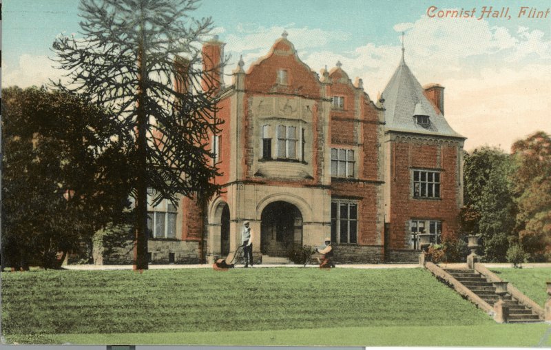 Cornist Hall, postcard. © Crown Copyright RCAHMW.