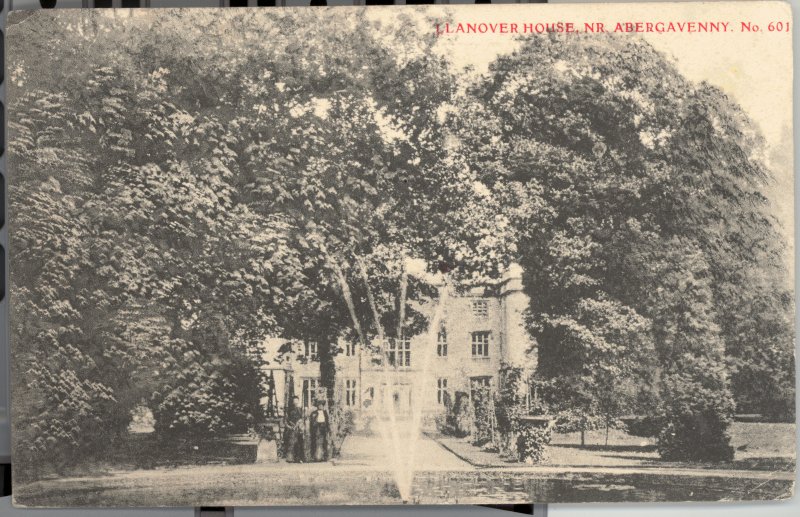Llanover Hall, postcard. © Crown Copyright RCAHMW.
