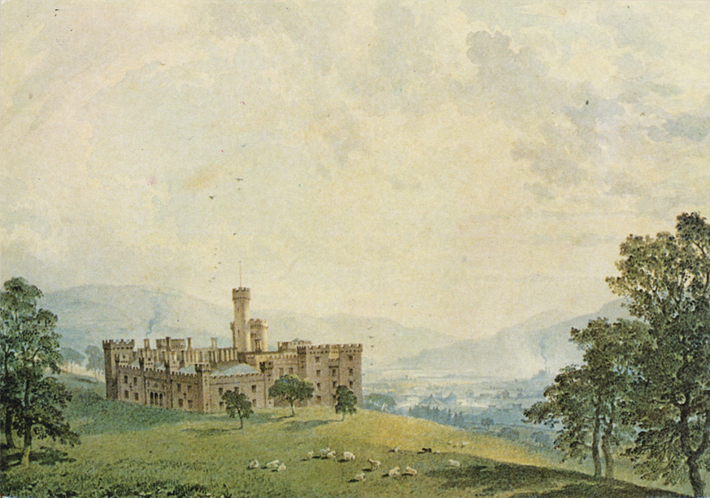 Cyfarthfa Castle, historical painting. © Crown Copyright RCAHMW.