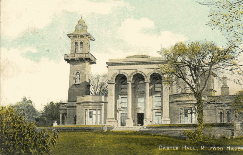 Castle Hall, postcard. © Crown Copyright RCAHMW.