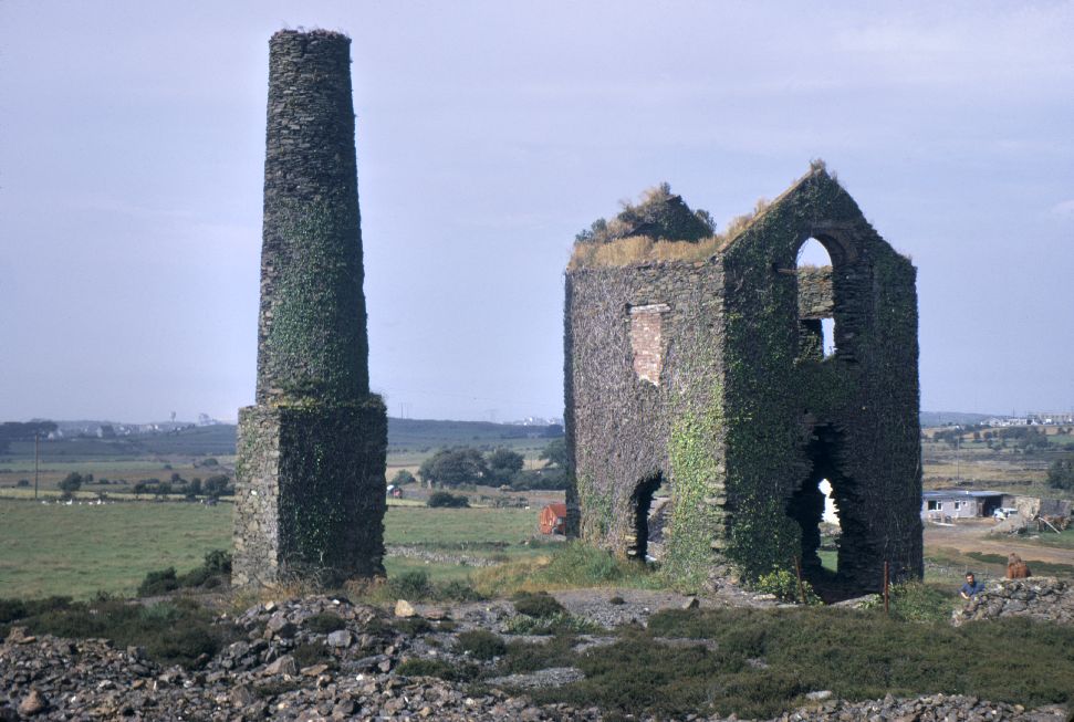 Pearl shaft enginehhouse remains. © Crown Copyright RCAHMW.