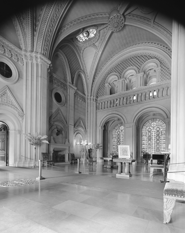 Great Hall at Penrhyn Castle, September 1981. © Crown Copyright RCAHMW.