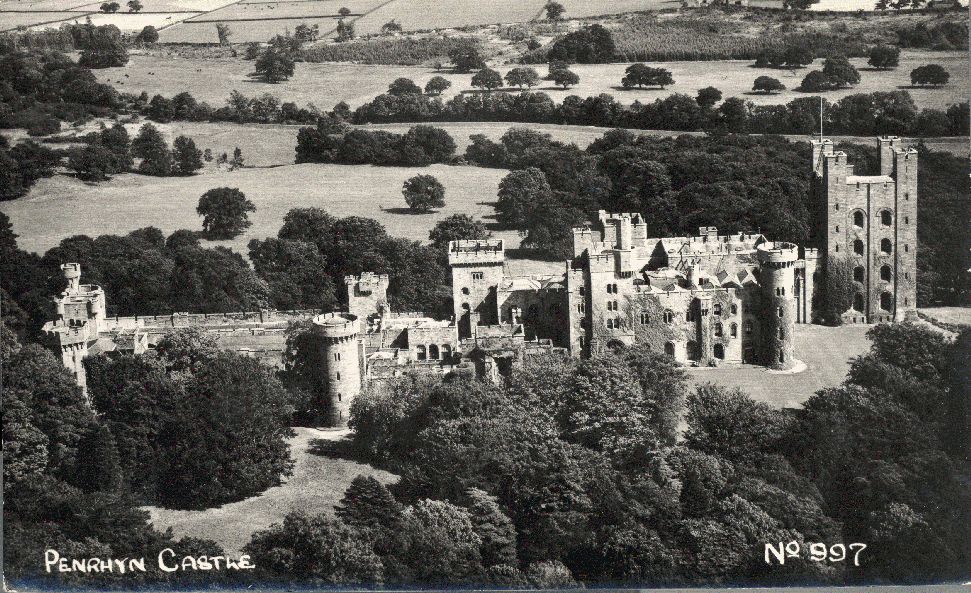 Penrhyn Castle, postcard. © Crown Copyright RCAHMW.